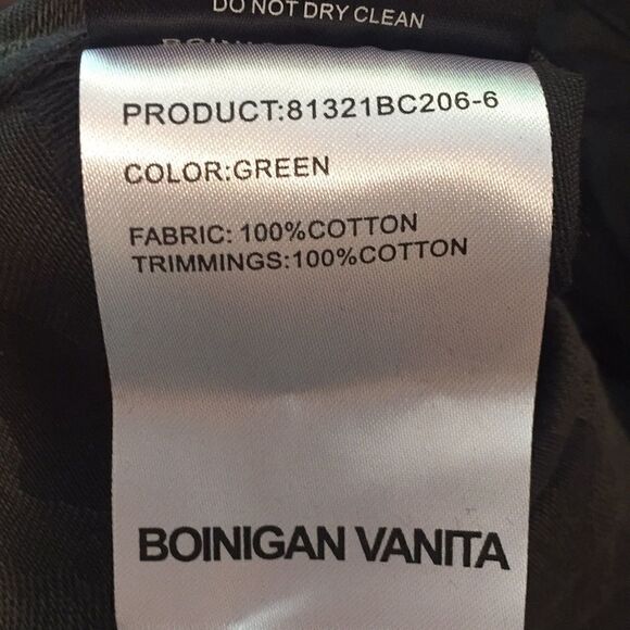 BOINIGAN VANITA CAMO cotton shirt with hoodie Small Pit to Pit 19 1/2", - Picture 15 of 15